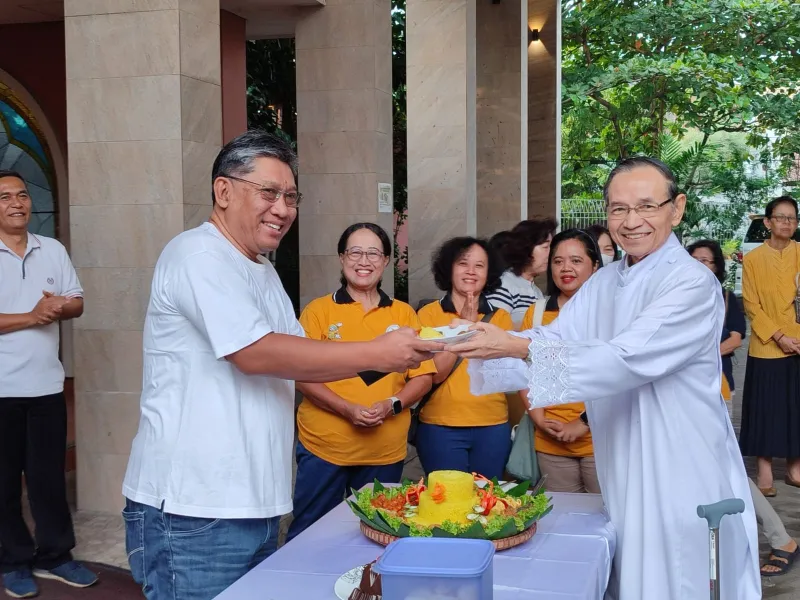 ULANG TAHUN MEMBIARA ROMO ALOYSIUS PURWO HADIWARDOYO, MSF
