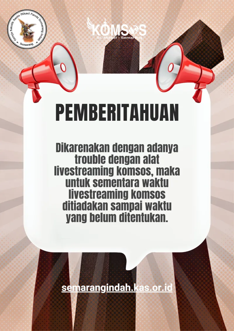 BERITA PENONAKTIFAN LIVESTREAMING UNTUK SEMENTARA WAKTU